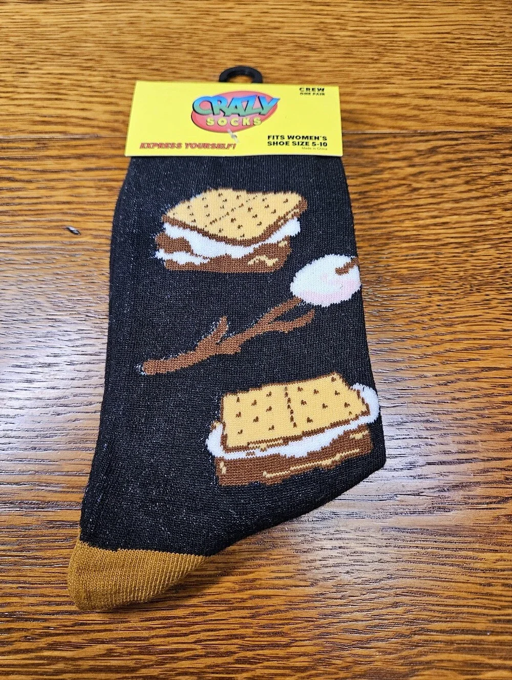 Crazy Socks Wine And Smores Bundle